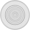 Ekena Millwork Standard Grayson Bullseye Rosette with Beveled Edge, 5"W x 5"H x 3/4"P ROSP050X050X075GRY03 - alternate 2